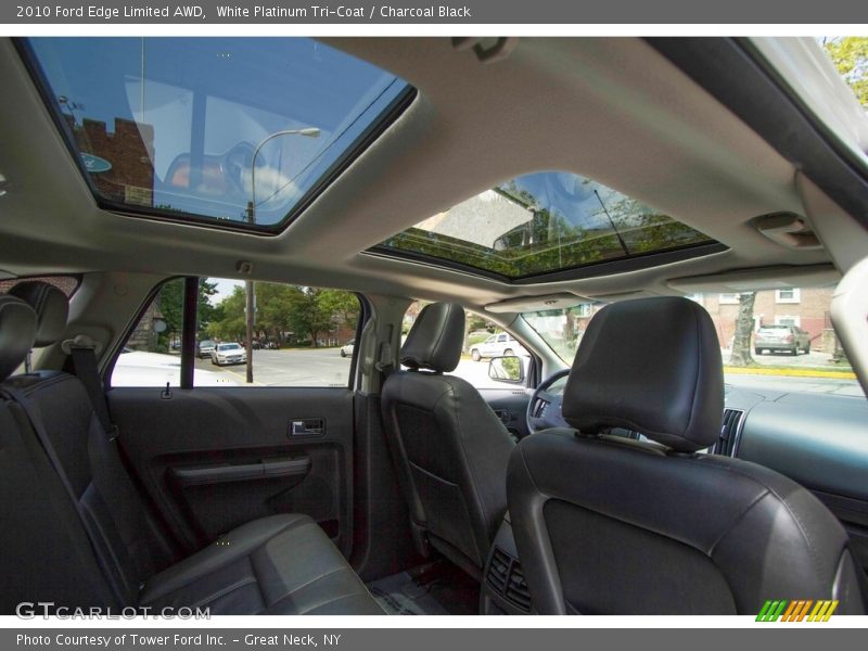 White Platinum Tri-Coat / Charcoal Black 2010 Ford Edge Limited AWD