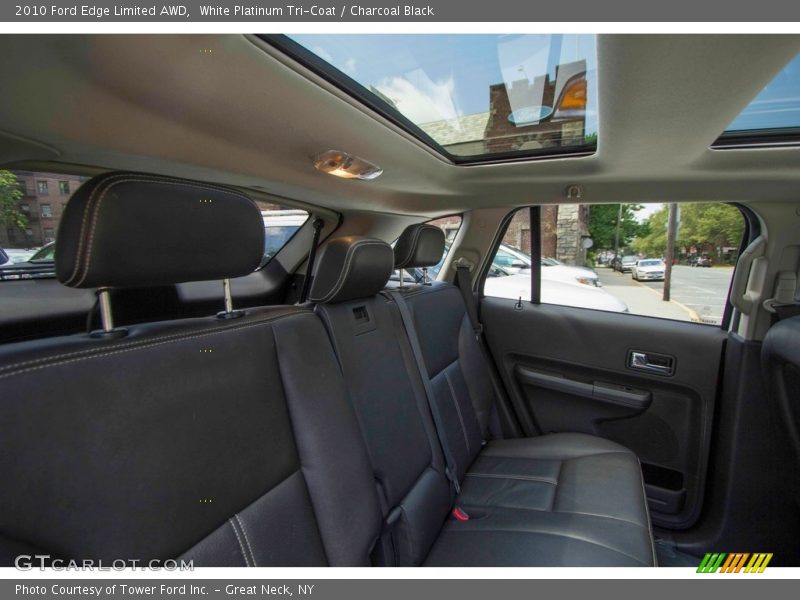 White Platinum Tri-Coat / Charcoal Black 2010 Ford Edge Limited AWD