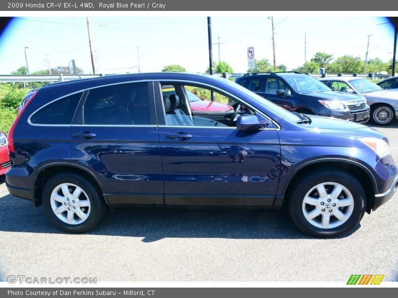 Royal Blue Pearl / Gray 2009 Honda CR-V EX-L 4WD