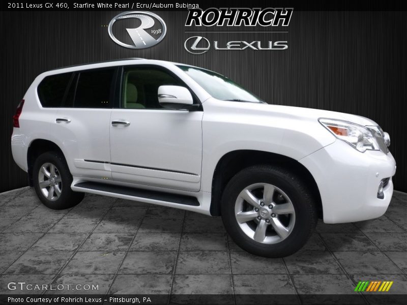 Starfire White Pearl / Ecru/Auburn Bubinga 2011 Lexus GX 460