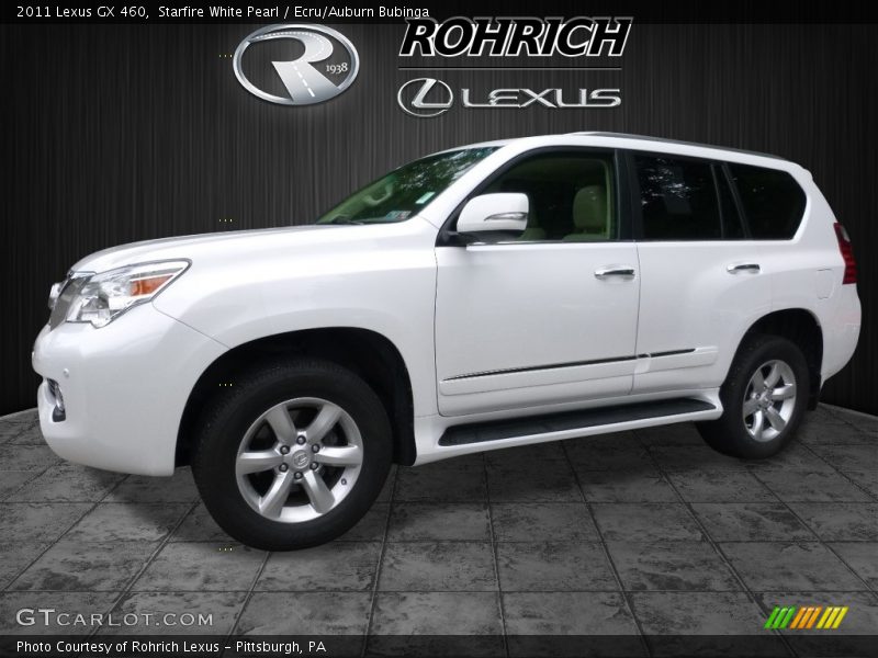 Starfire White Pearl / Ecru/Auburn Bubinga 2011 Lexus GX 460