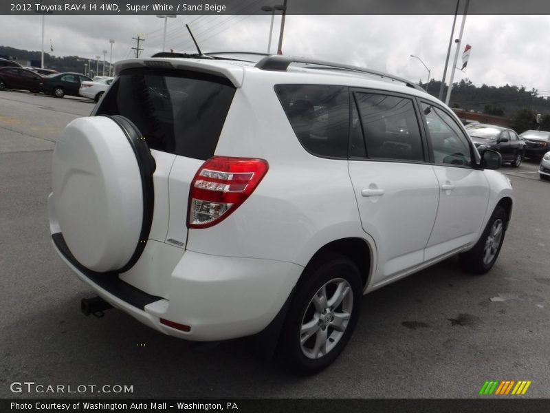 Super White / Sand Beige 2012 Toyota RAV4 I4 4WD