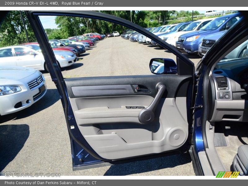 Royal Blue Pearl / Gray 2009 Honda CR-V EX-L 4WD
