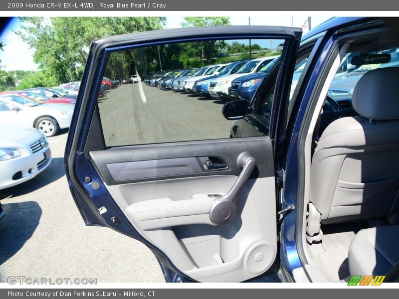 Royal Blue Pearl / Gray 2009 Honda CR-V EX-L 4WD