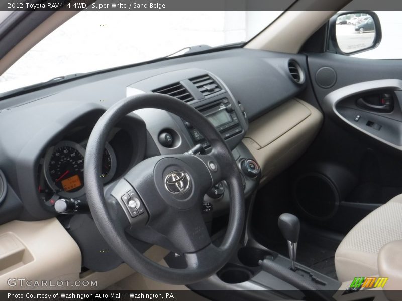 Super White / Sand Beige 2012 Toyota RAV4 I4 4WD