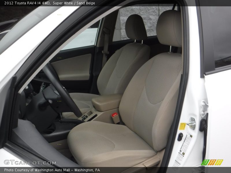 Super White / Sand Beige 2012 Toyota RAV4 I4 4WD