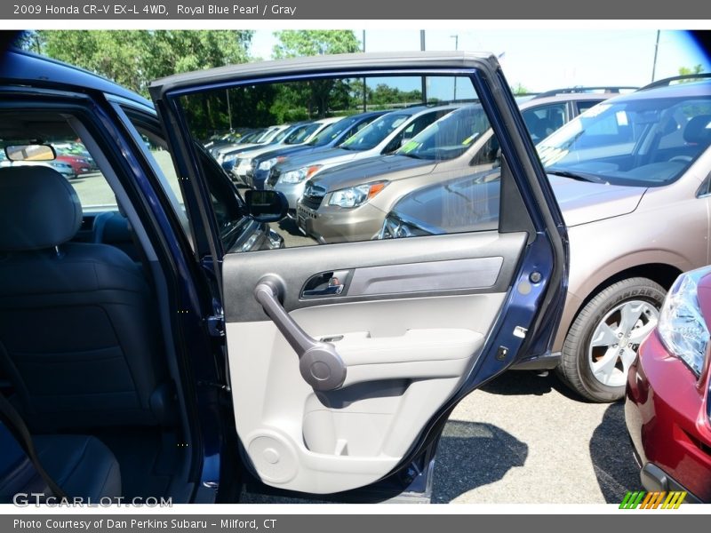 Royal Blue Pearl / Gray 2009 Honda CR-V EX-L 4WD