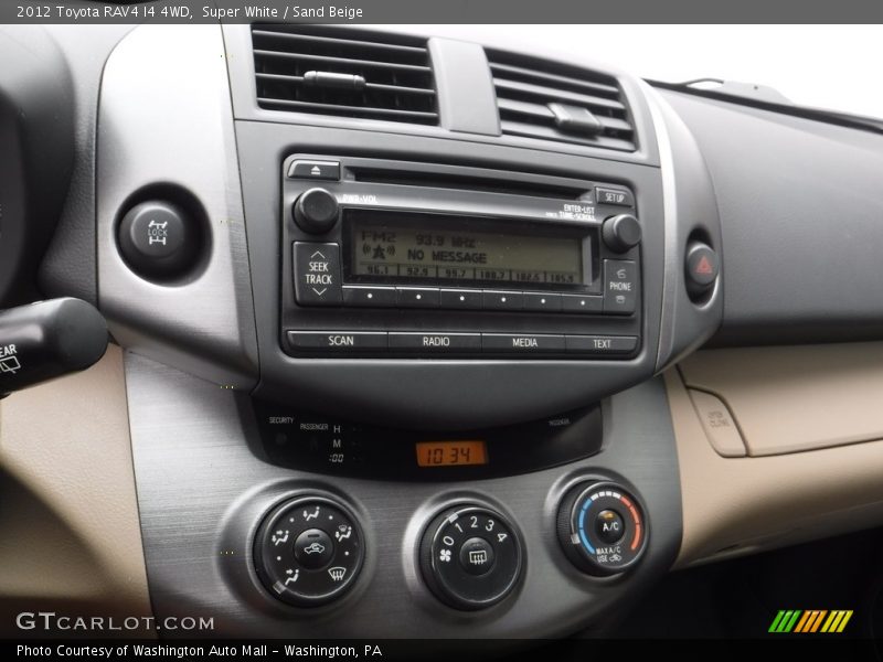 Super White / Sand Beige 2012 Toyota RAV4 I4 4WD