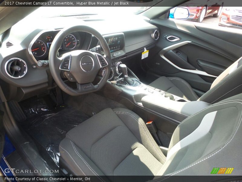 Hyper Blue Metallic / Jet Black 2017 Chevrolet Camaro LT Convertible