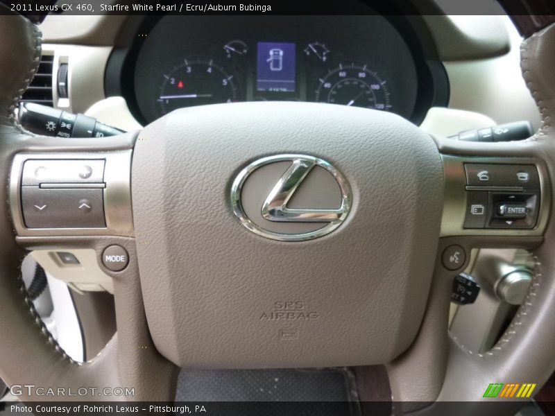 Starfire White Pearl / Ecru/Auburn Bubinga 2011 Lexus GX 460