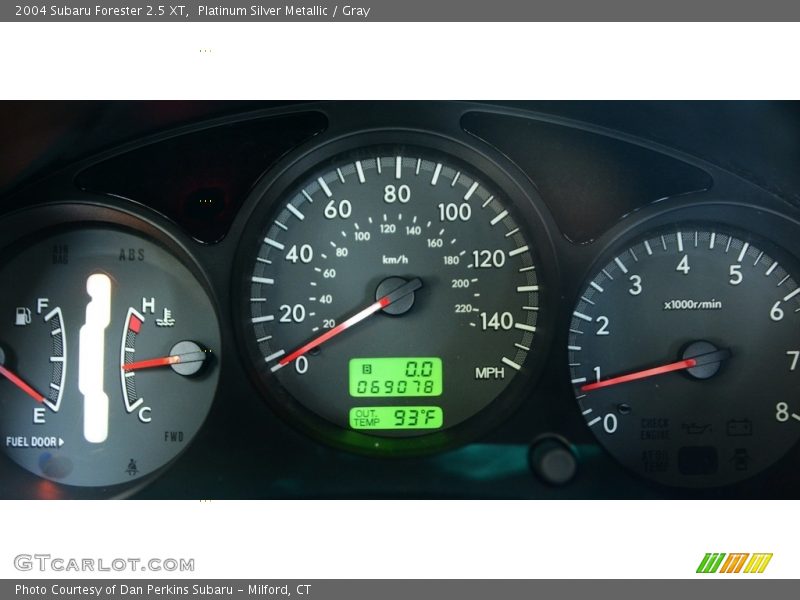 Platinum Silver Metallic / Gray 2004 Subaru Forester 2.5 XT
