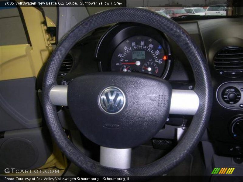 Sunflower Yellow / Grey 2005 Volkswagen New Beetle GLS Coupe