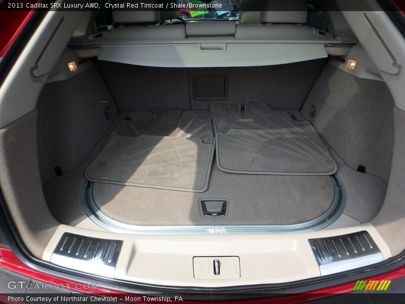 Crystal Red Tintcoat / Shale/Brownstone 2013 Cadillac SRX Luxury AWD