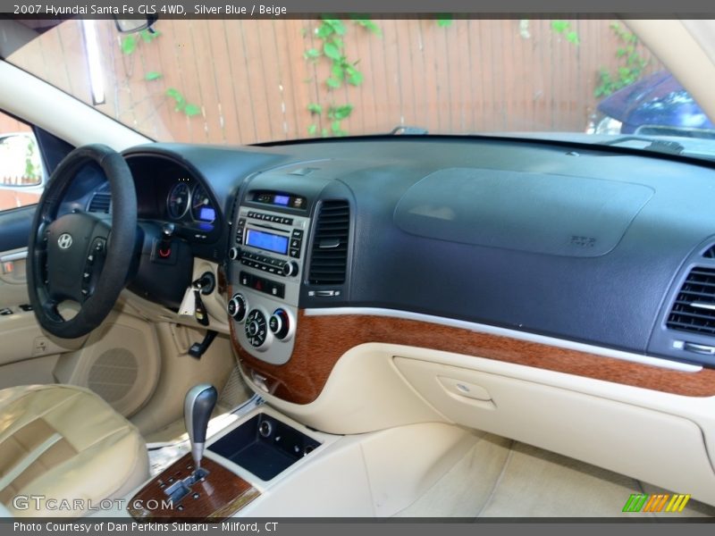 Silver Blue / Beige 2007 Hyundai Santa Fe GLS 4WD