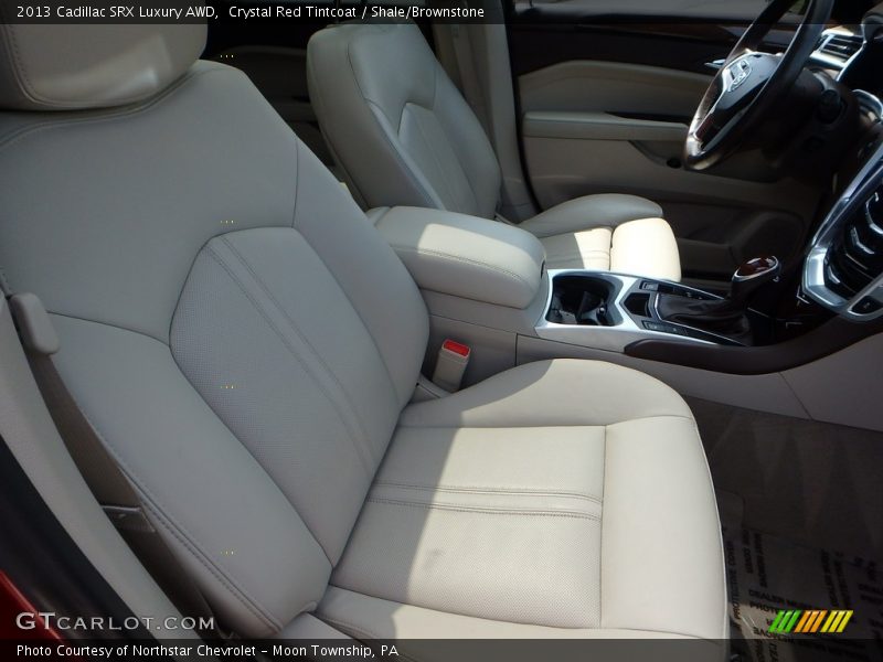 Crystal Red Tintcoat / Shale/Brownstone 2013 Cadillac SRX Luxury AWD