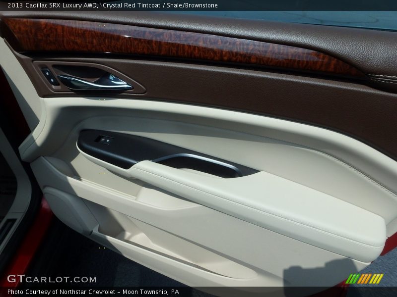 Crystal Red Tintcoat / Shale/Brownstone 2013 Cadillac SRX Luxury AWD