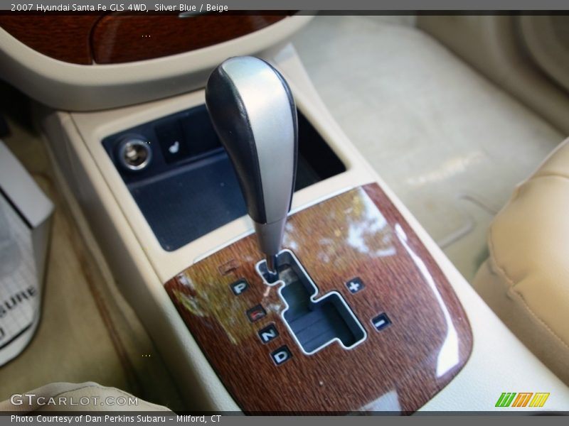 Silver Blue / Beige 2007 Hyundai Santa Fe GLS 4WD