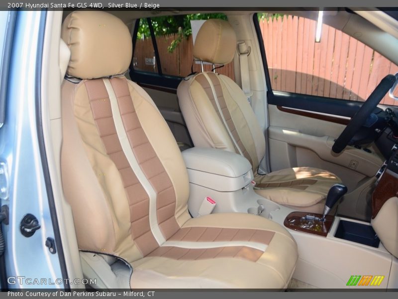 Silver Blue / Beige 2007 Hyundai Santa Fe GLS 4WD