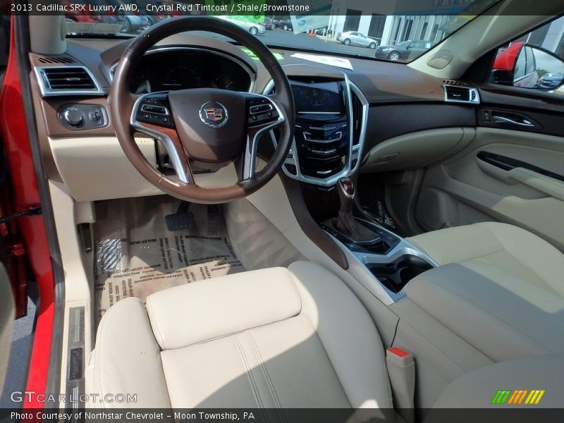 Crystal Red Tintcoat / Shale/Brownstone 2013 Cadillac SRX Luxury AWD