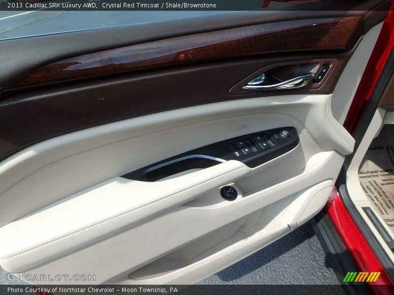 Crystal Red Tintcoat / Shale/Brownstone 2013 Cadillac SRX Luxury AWD