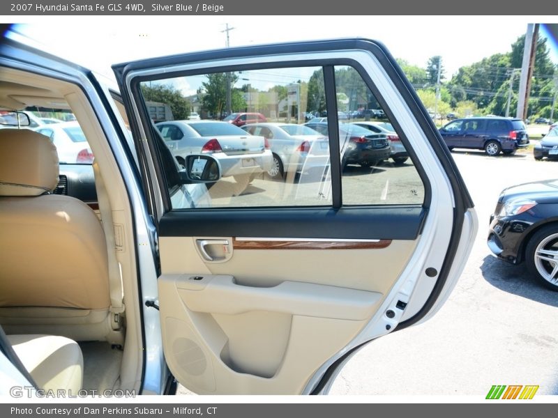 Silver Blue / Beige 2007 Hyundai Santa Fe GLS 4WD