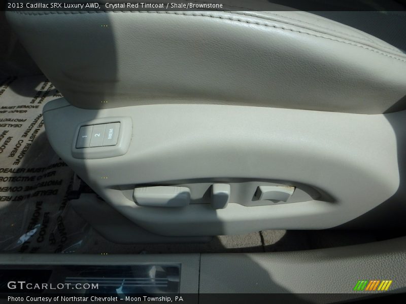 Crystal Red Tintcoat / Shale/Brownstone 2013 Cadillac SRX Luxury AWD