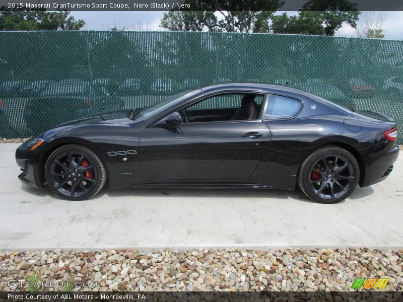 Nero (Black) / Nero 2015 Maserati GranTurismo Sport Coupe