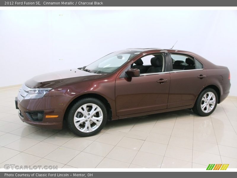 Cinnamon Metallic / Charcoal Black 2012 Ford Fusion SE