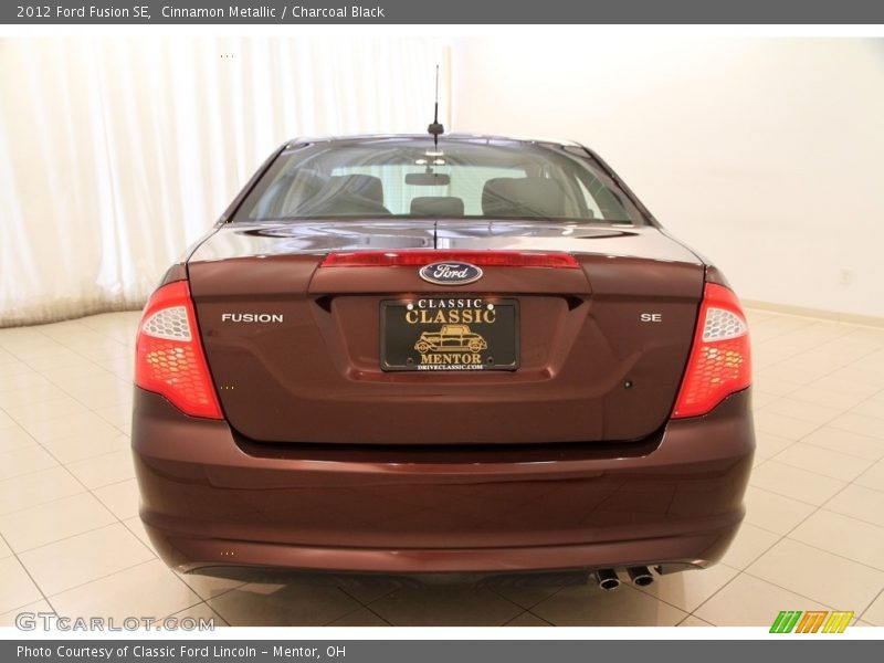 Cinnamon Metallic / Charcoal Black 2012 Ford Fusion SE