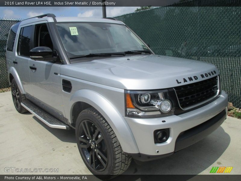 Indus Silver Metallic / Ebony/Ebony 2016 Land Rover LR4 HSE