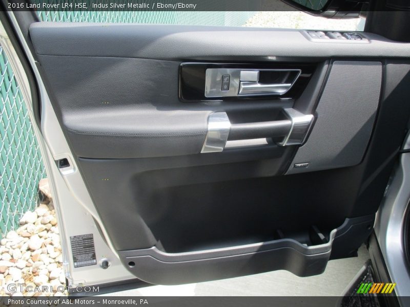 Indus Silver Metallic / Ebony/Ebony 2016 Land Rover LR4 HSE