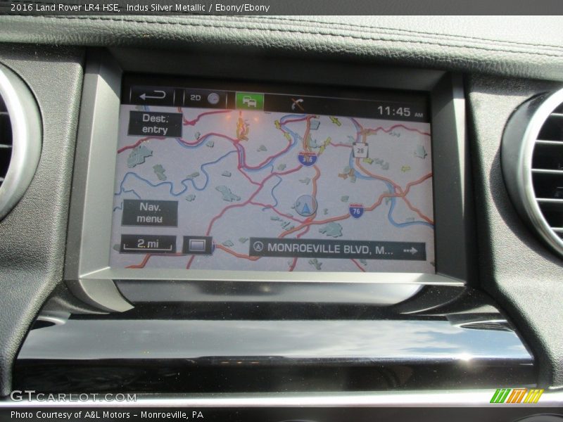 Indus Silver Metallic / Ebony/Ebony 2016 Land Rover LR4 HSE