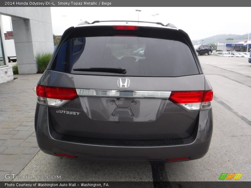 Smoky Topaz Metallic / Beige 2014 Honda Odyssey EX-L