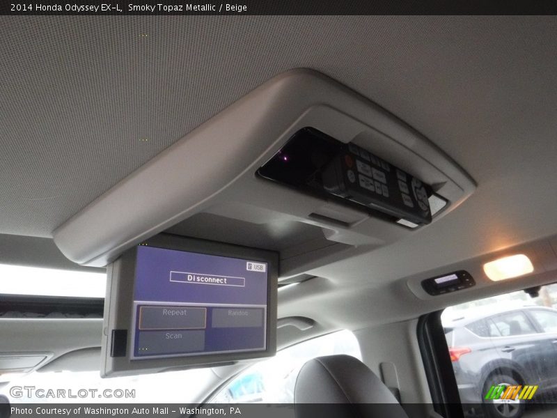 Smoky Topaz Metallic / Beige 2014 Honda Odyssey EX-L