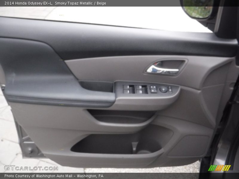 Smoky Topaz Metallic / Beige 2014 Honda Odyssey EX-L