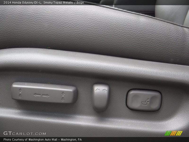 Smoky Topaz Metallic / Beige 2014 Honda Odyssey EX-L