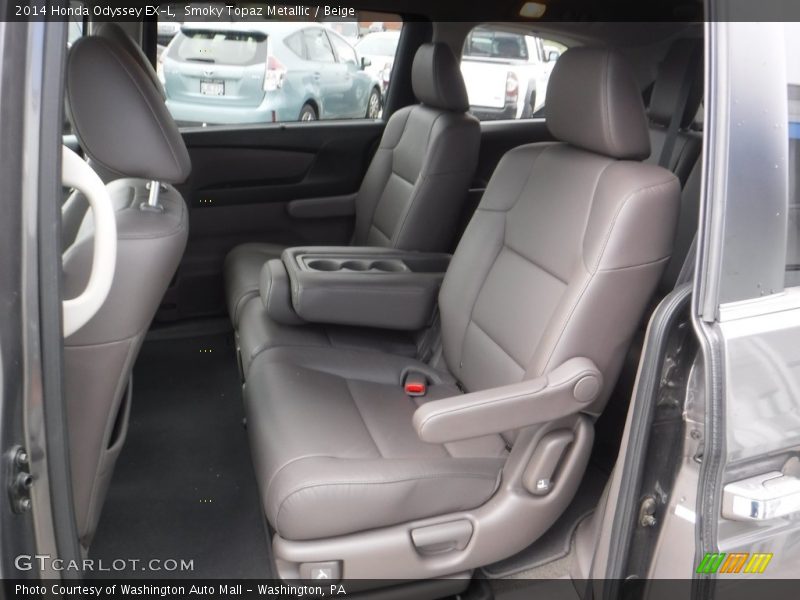 Smoky Topaz Metallic / Beige 2014 Honda Odyssey EX-L