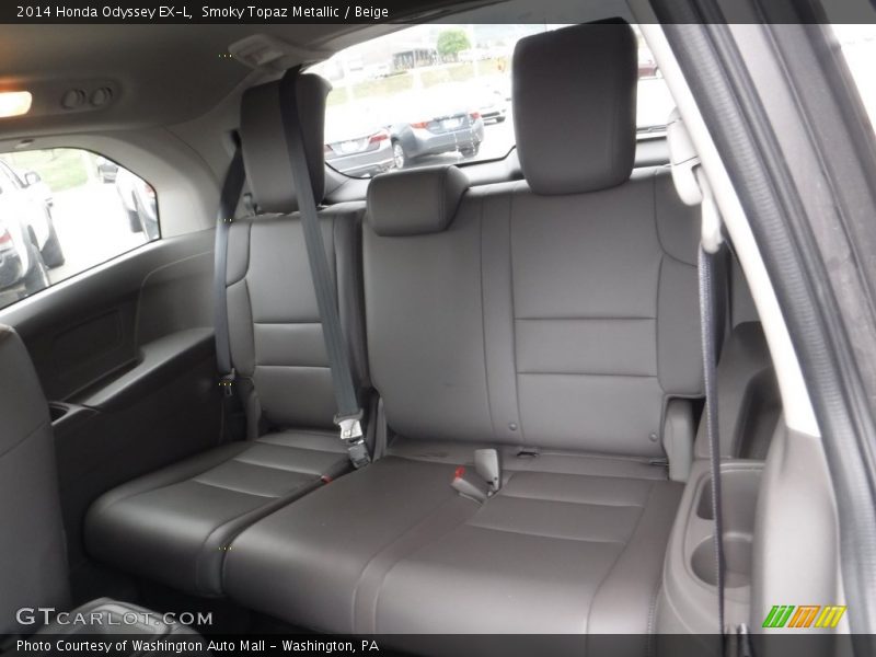 Smoky Topaz Metallic / Beige 2014 Honda Odyssey EX-L