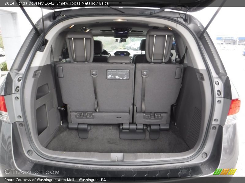 Smoky Topaz Metallic / Beige 2014 Honda Odyssey EX-L