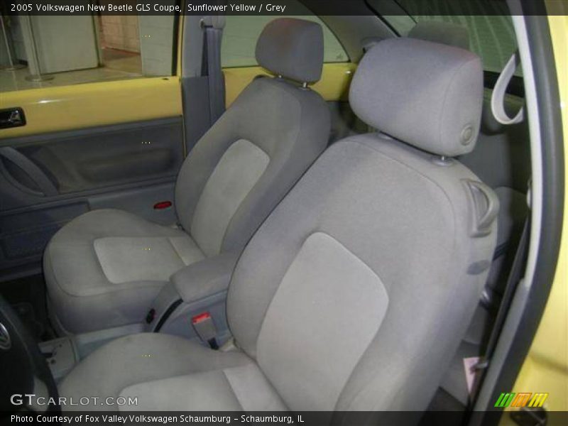 Sunflower Yellow / Grey 2005 Volkswagen New Beetle GLS Coupe