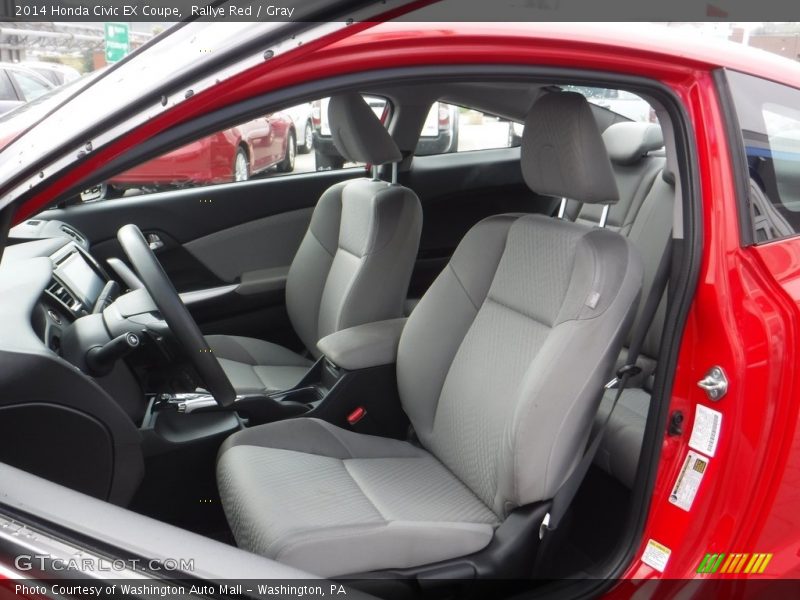 Rallye Red / Gray 2014 Honda Civic EX Coupe