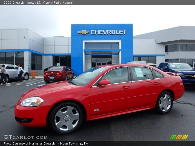 Victory Red / Neutral 2009 Chevrolet Impala SS