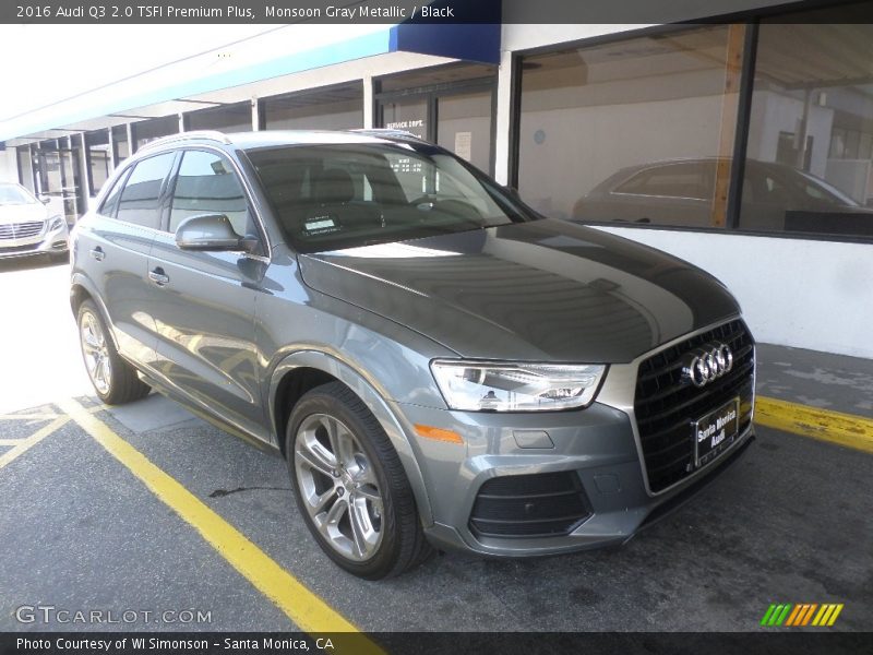 Monsoon Gray Metallic / Black 2016 Audi Q3 2.0 TSFI Premium Plus