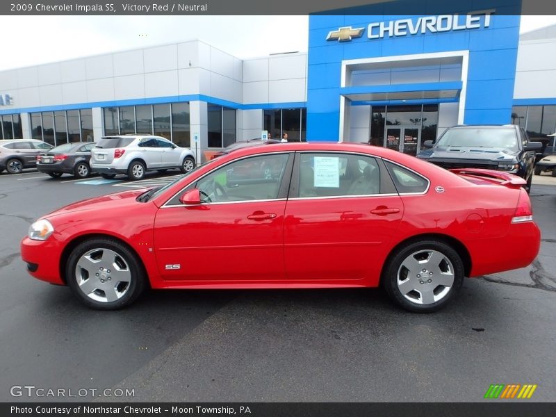 Victory Red / Neutral 2009 Chevrolet Impala SS