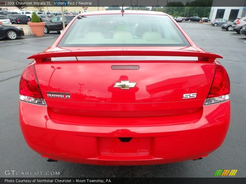 Victory Red / Neutral 2009 Chevrolet Impala SS