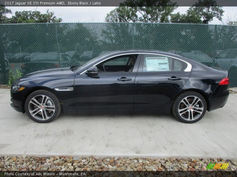  2017 XE 35t Premium AWD Ebony Black