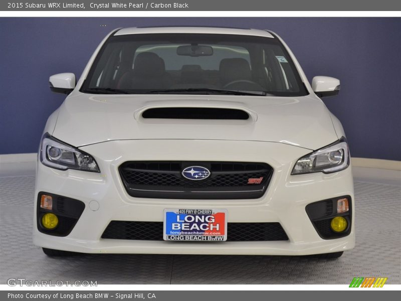 Crystal White Pearl / Carbon Black 2015 Subaru WRX Limited