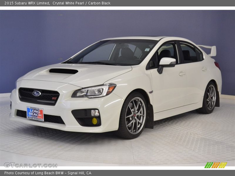 Crystal White Pearl / Carbon Black 2015 Subaru WRX Limited