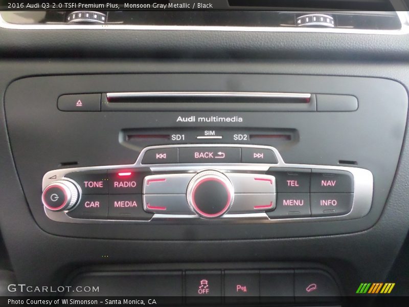Monsoon Gray Metallic / Black 2016 Audi Q3 2.0 TSFI Premium Plus