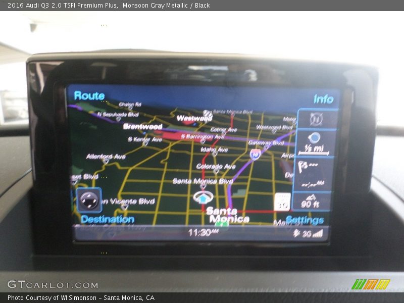 Monsoon Gray Metallic / Black 2016 Audi Q3 2.0 TSFI Premium Plus